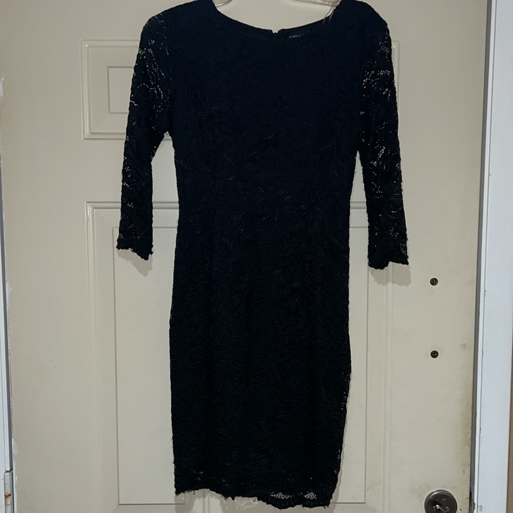 Black Lace over dress